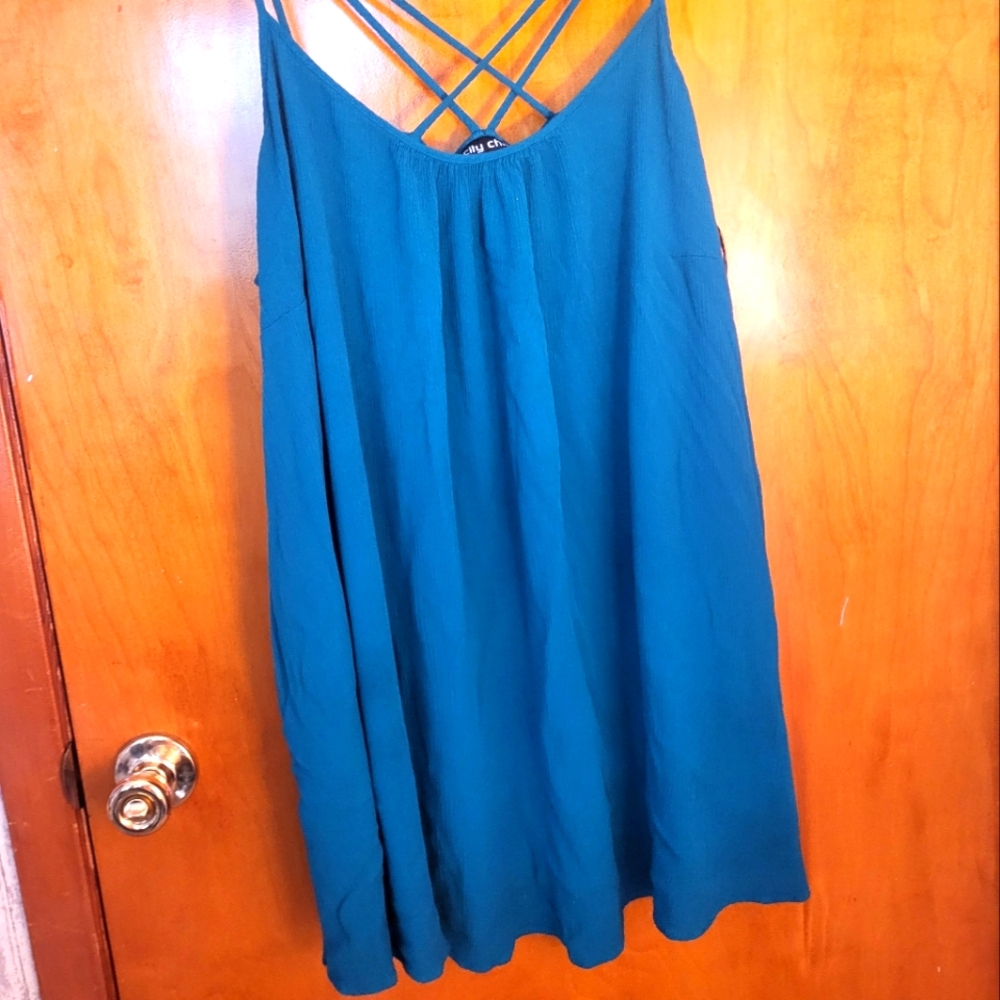 City Chic Green Sleeveless Top